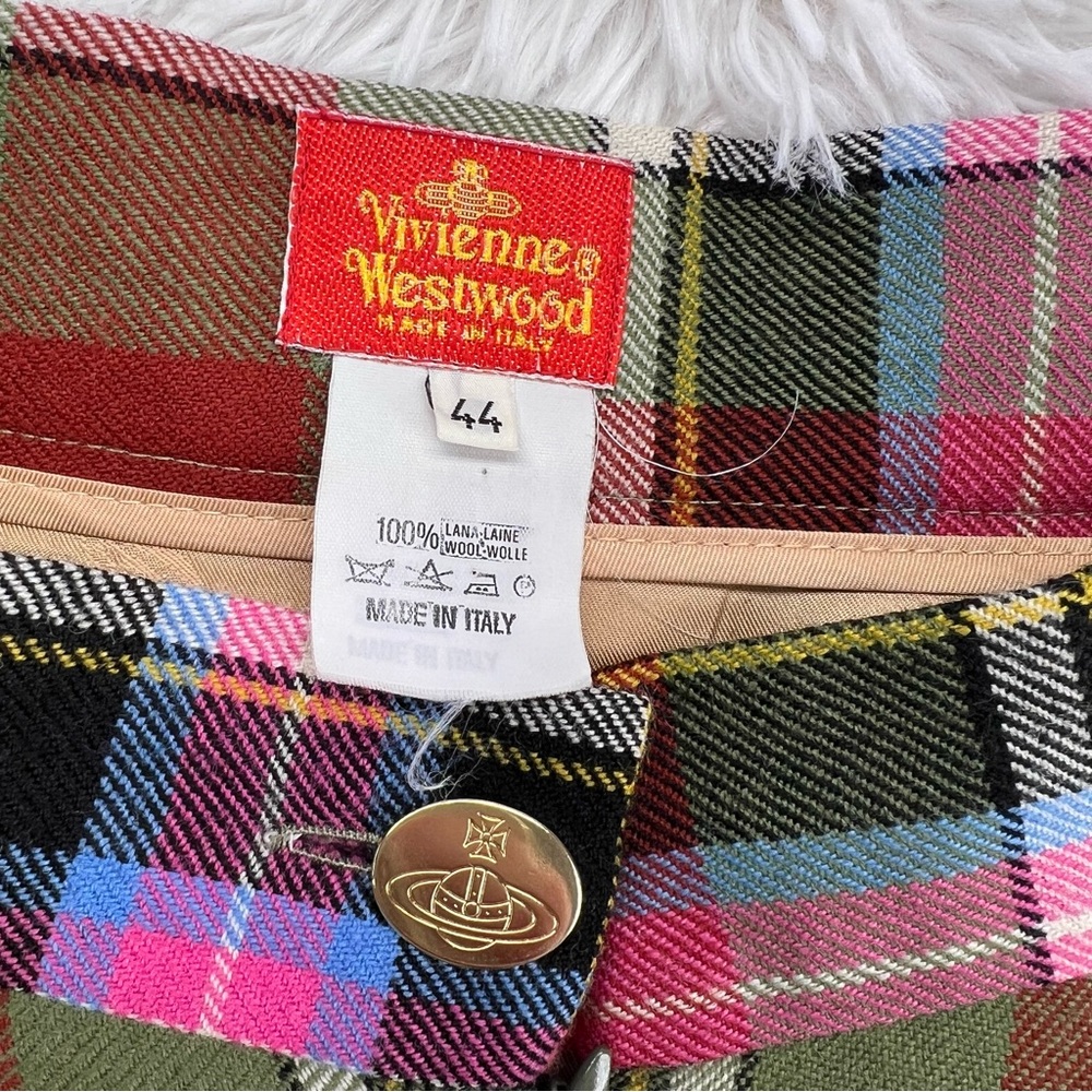 Vivienne Westwood Vintage 1994 Bruce of Kinnaird Tartan Maxi Skirt IT 44 - Picture 8 of 16